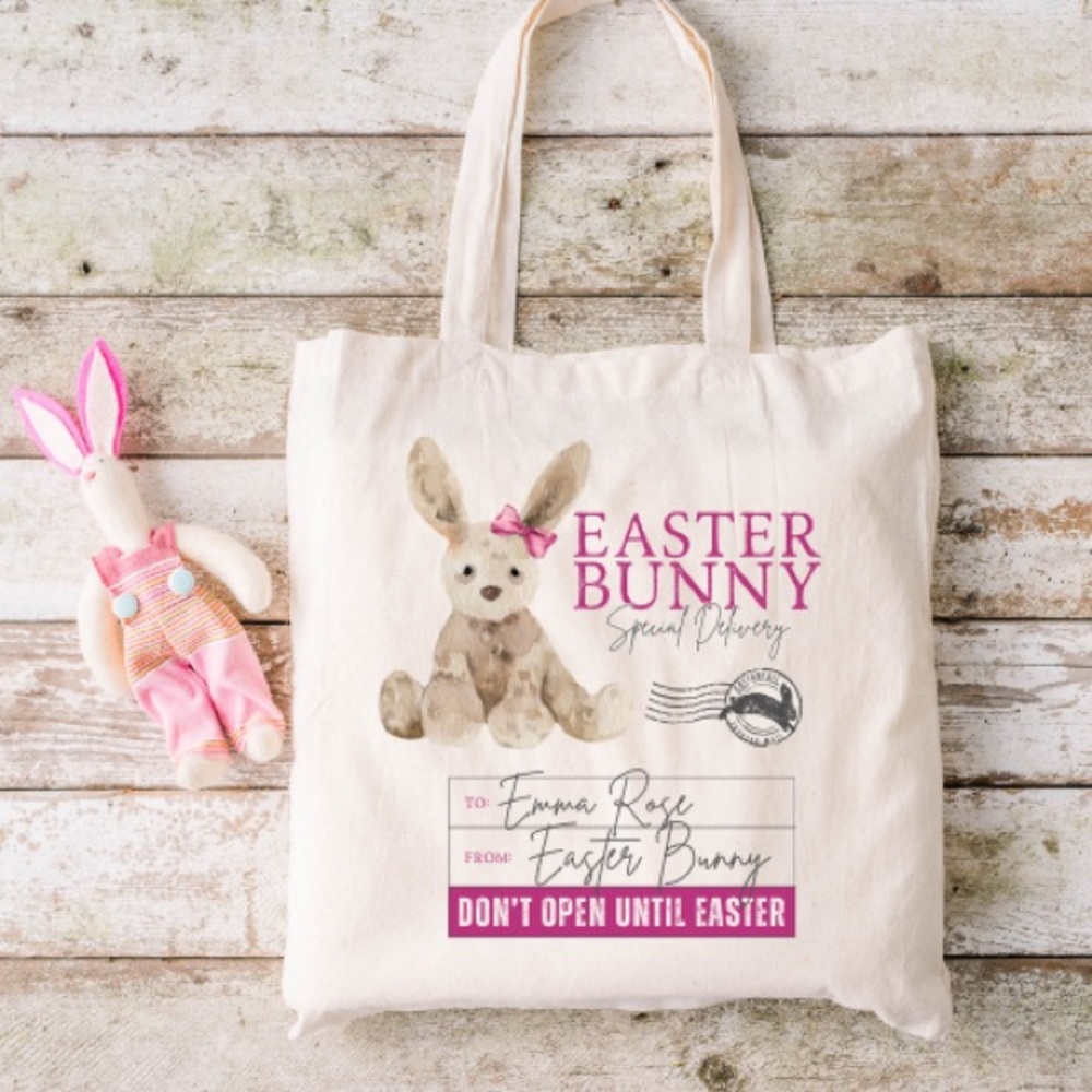 Personalized Easter bags